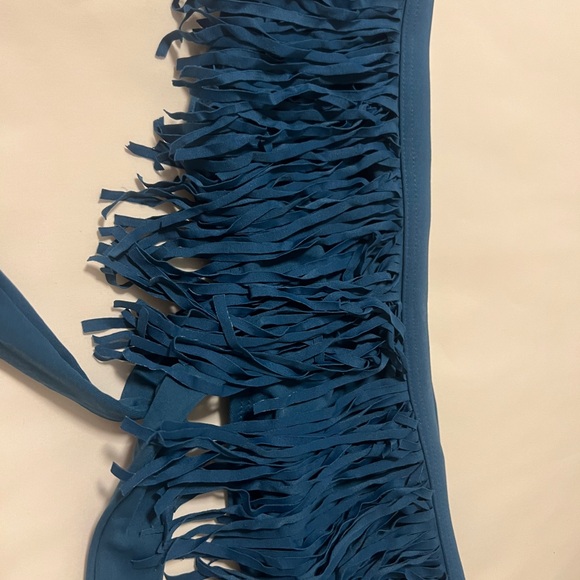 L*Space Blue Fringe Bikini Set - Picture 3 of 4